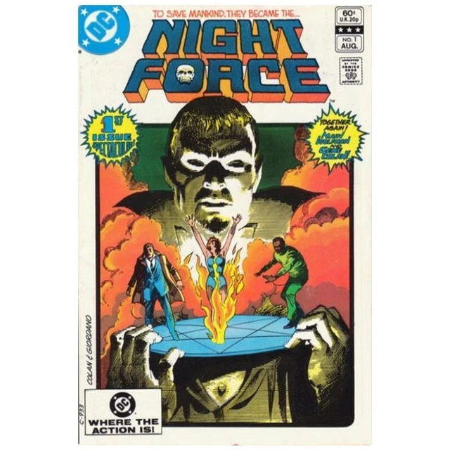 Night Force (1982 series) #1 in Fine + condition. DC comics [u/