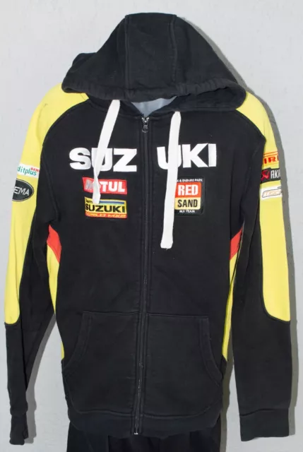 Suzuki Jacket Coat Moto MX2 Team Hoodie Mens Full Zip Official Size Adult L