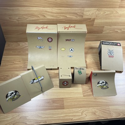 tech deck wooden half pipe