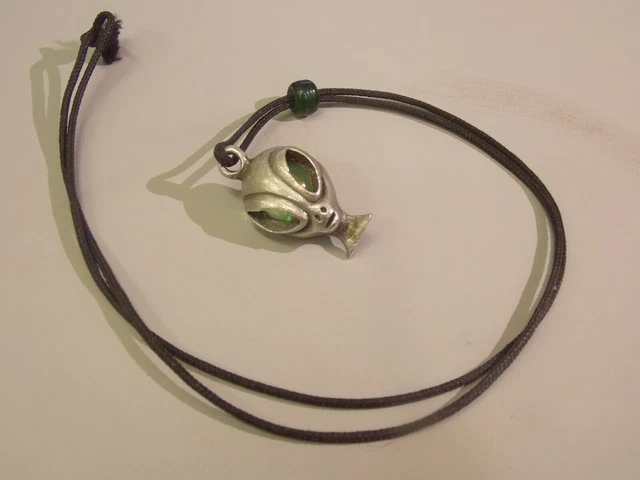 Vintage 1997 Space Alien Head Pendant ~ Artist Signed Vintage 1997 Space Alien Head Pendant ~ Artist Signed