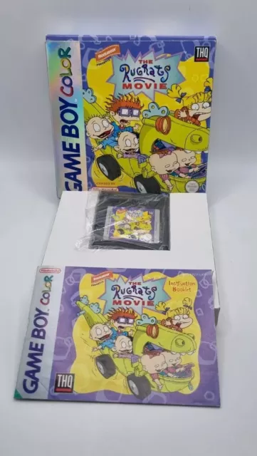 Nintendo® The Rugrats Movie for Game Boy Color 1998 Action Adventure Game 100%