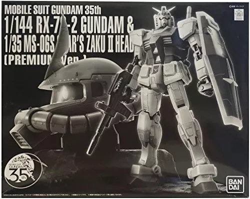 Mobile Suit Gundam 35th Gundam and Char-only Zakuheddo premium Ver.