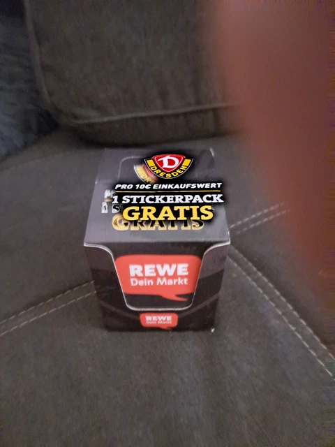 100 REWE STICKER PACKS mit je 5 STICKERN SG Dynamo Dresden 3 ...