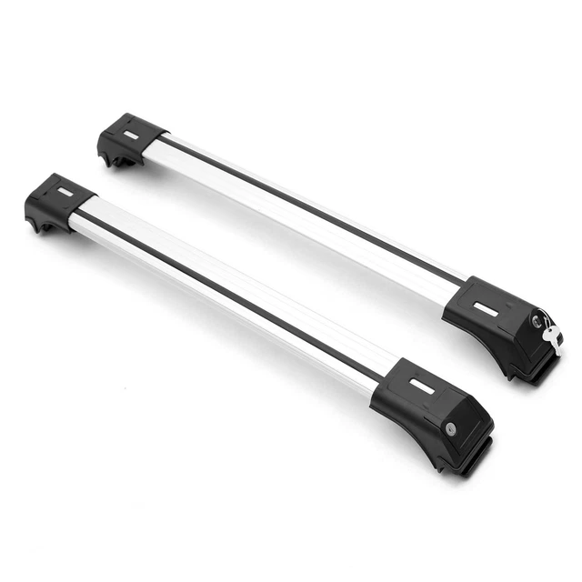 OMAC Barres de toit en aluminium pour Toyota RAV4 IV V 2012-2025 Gris 2Pcs