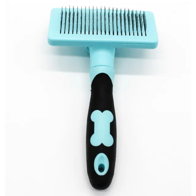 Self Cleaning Dog Cat Slicker Brush Pet Grooming Brush Comb Shedding Tools
