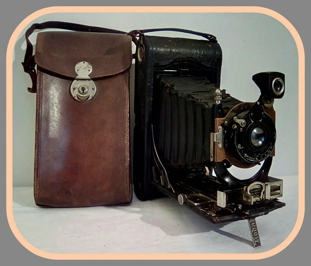 Appareil KODAK N°3A AUTOGRAPHIC Pellicule 122 dit *Carte Postale* avec son sac