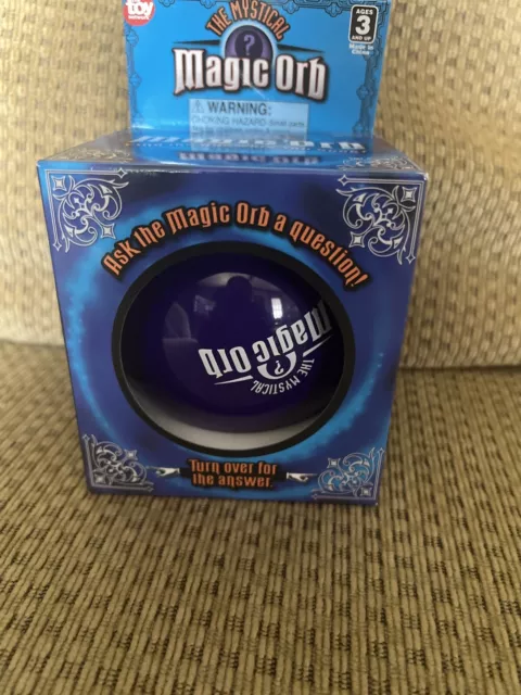 LOT OF 2 MAGIC ORB BALL EIGHT 8 BALL ANSWERS QUESTIONS CLASSIC PARTY GAME  BALLS