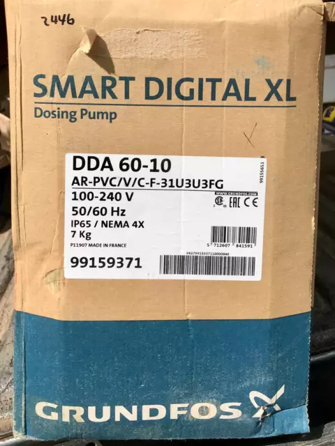 Nuova pompa dosatrice Grundfos DDA 60-10 AR