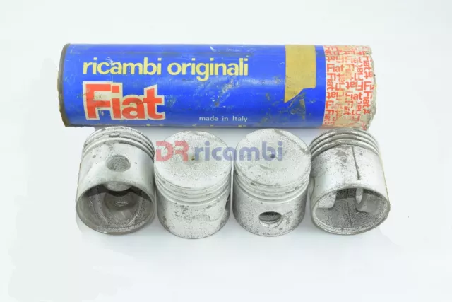 Serie 4 Pistoni Maggior. Senza Fasce Elastiche Fiat 600 D Ø 60 +04 Fiat 60062+04