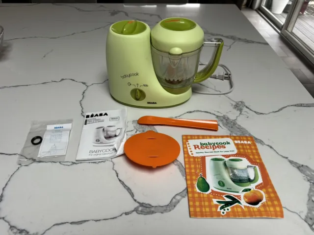 BEABA Babycook, Baby Food Maker, Processor, 4 in 1 Steam Cook & Blender!