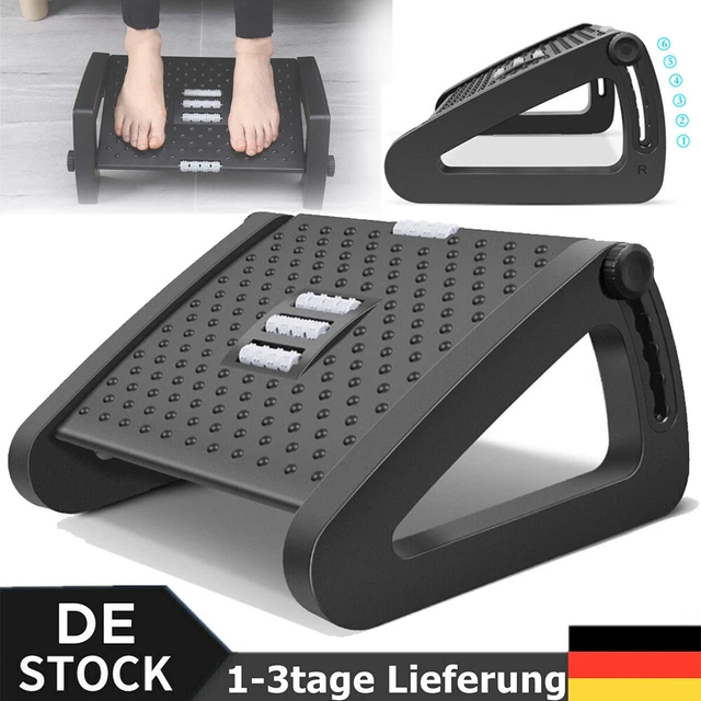 Ergonomisch Fußstütze Fußablage Fuß Stütze Relax Büro Neigung Höhe Verstellbar