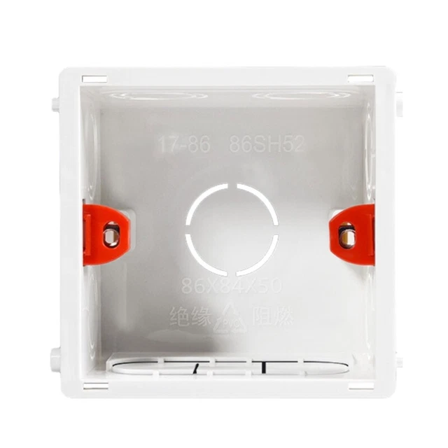 86-TYPE PVC JUNCTION Box Wall Mount Cassette For Switch Socket Base EUR ...
