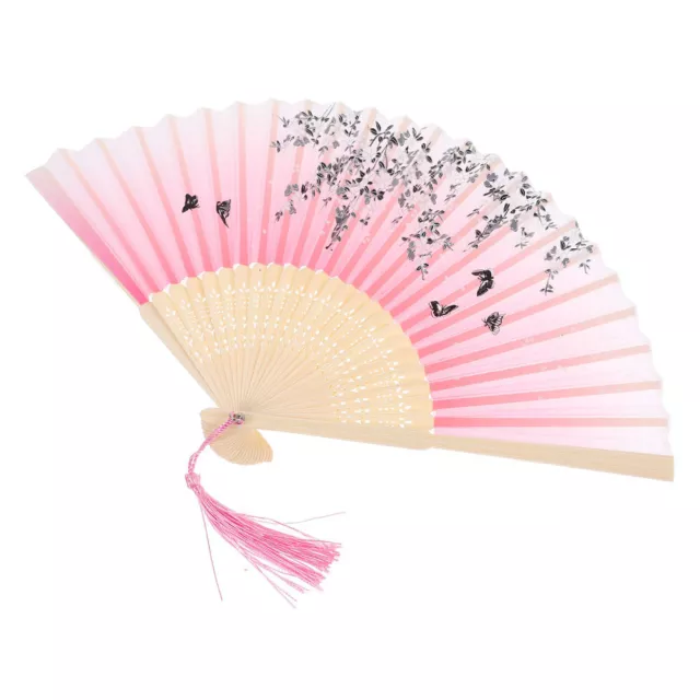 Retro Folding Fan Foldable Antique Fans Chinese Collapsible Hand Held Decorate