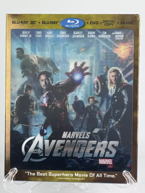 The Avengers (Blu-ray/DVD, 2012, 4-Disc Set, Includes Digital Copy 3D/2D)