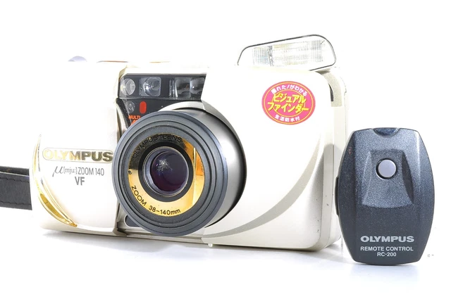 N MINT] OLYMPUS μ mju Zoom 140 VF Point & Shoot 35mm Film Camera