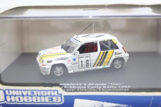 Universal Hobbies Modifiée Renault 5 Gt Turbo Montecarlo 1992 Boite 1