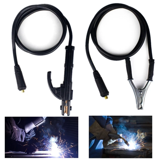 WELDING EARTH GROUND Clamp Cable Stick Welder Cable For ARC MMA Welding