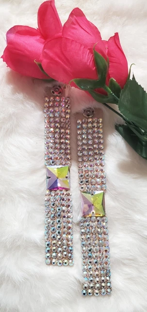Cuffs Bracelets Small Size Crystals AB Ballroom Dance Jewelry