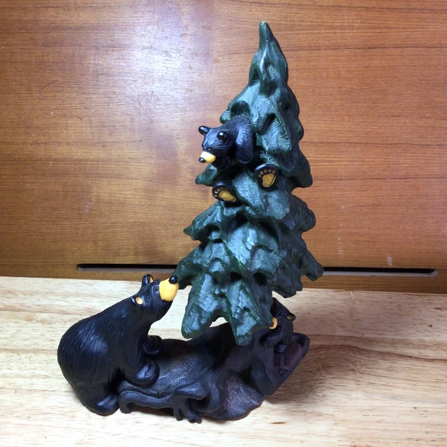 Bearfoots Bear Figurine "Family Affair" Numbered Big Sky Carvers Jeff Fleming