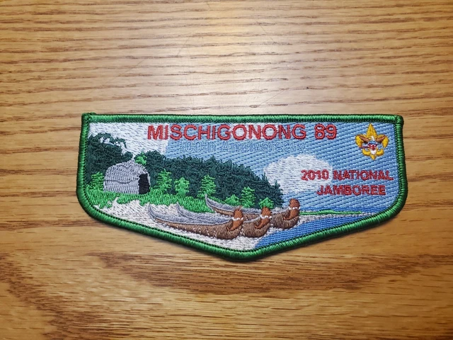 Boy Scout OA Mischigonong Lodge #89 Flap 2010 National Jamboree