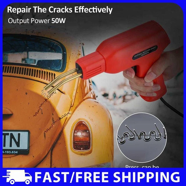 500-Piece Plastic Bumper Repair Hot Staples - 0.6mm Flat Stainless Steel Welding Staples