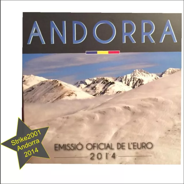 Euro Divisionale ANDORRA 2014 Ufficiale Zecca FDC