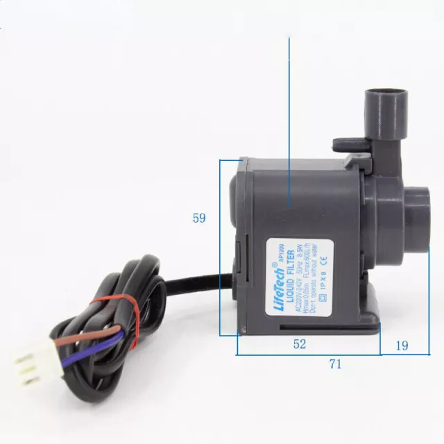 1pcs Ice Machine Water Pump 8.5W Circulating Submersible Pump HZB-506080/AP-1200