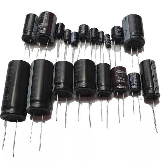 Radial Electrolytic Capacitors / High Voltage 63V to 450V, 0.33uF to 1000uF