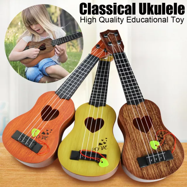 Beginner Classical Ukulele Guitar Educational Musical Instrument Toy for Kids AU