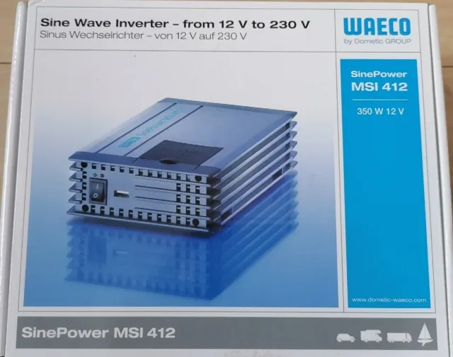 WAECO MSI 412 Wechselrichter 12v zu 230v 350W