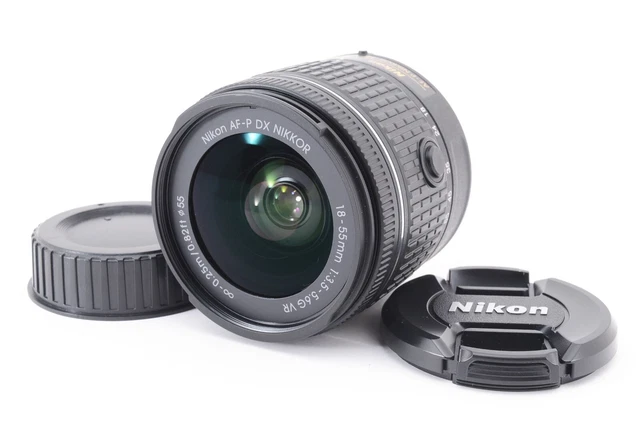 Nikon AF-P DX NIKKOR 18-55mm f/3.5-5.6G VR Zoom Lens Japan [Near Mint] #2015726A