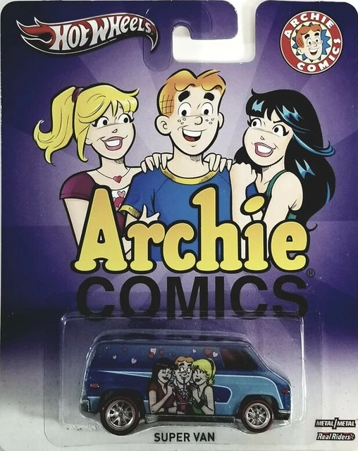 Hot Wheels Super Van Archie Comics Pop Culture Series #X8347 New NRFP Blue 1:64