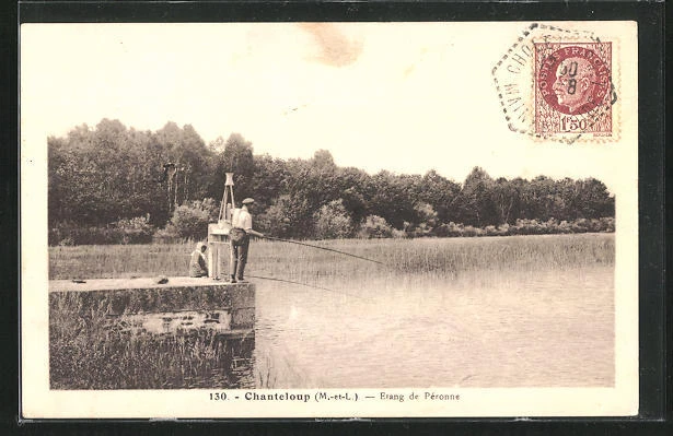 cpa péronne,l'etang du cam