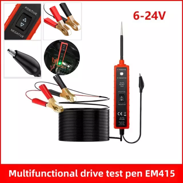 Digital Automotive Car Power Probe Circuit Electrical Tester Test Device System