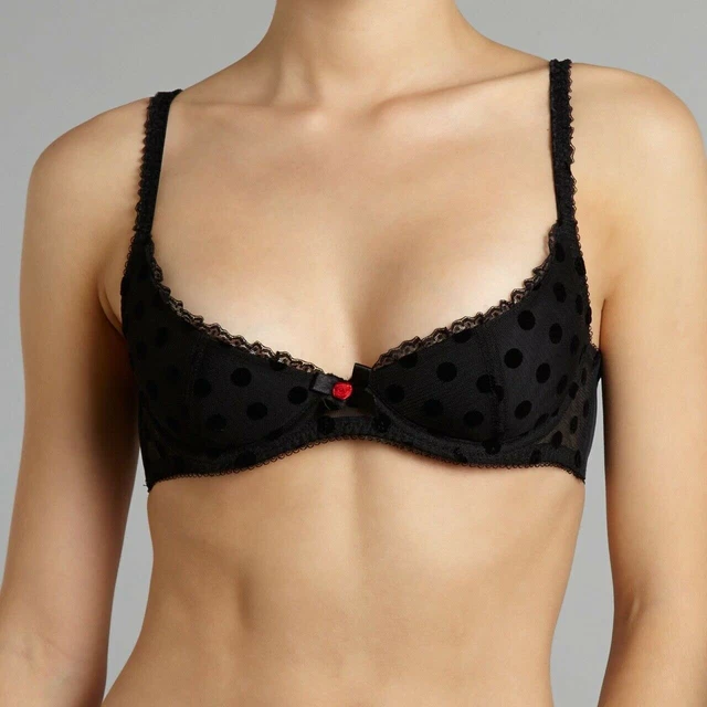 Lot Lingerie Agent Provocateur – Soutien-gorge Karlie 34C + Slip UK 12 – Neuf