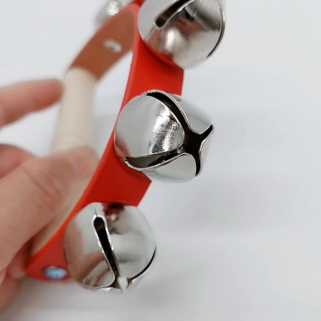 1 pièce Orff instrument 5 cloches sonnerie à main Sleigh Bell cadeau pour les FU 7