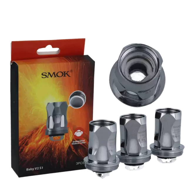 Smok TFV8 Baby V2 - 3 Stk S1 Single Mesh 0,15 Ohm