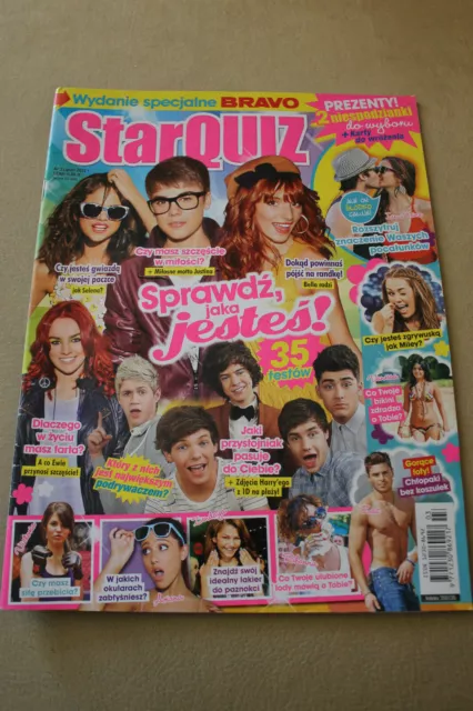 Star Quiz 3/2012 Selena Gomez, Justin Bieber, Ian & Nina, One Direction, Miley,