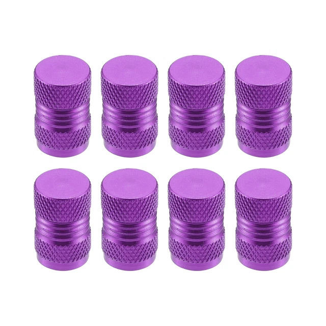 8 Pcs Voiture Vanne Poussière Capuchonuchons Couvertures Antipoussière Violet