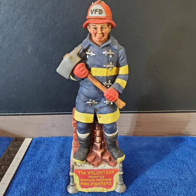 Vintage 1978 Firefighter Whiskey Decanter Old Commonwealth Distillery VFD
