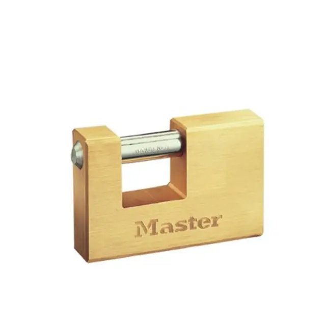 Master Lock Schloss massiv Messing 63mm Bügel 18mm D 10mm 606EURD