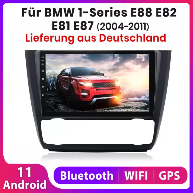 Android 12 DAB + autoradio Navi GPS WIFI Bluetooth SWC 32G pour BMW Série 1...