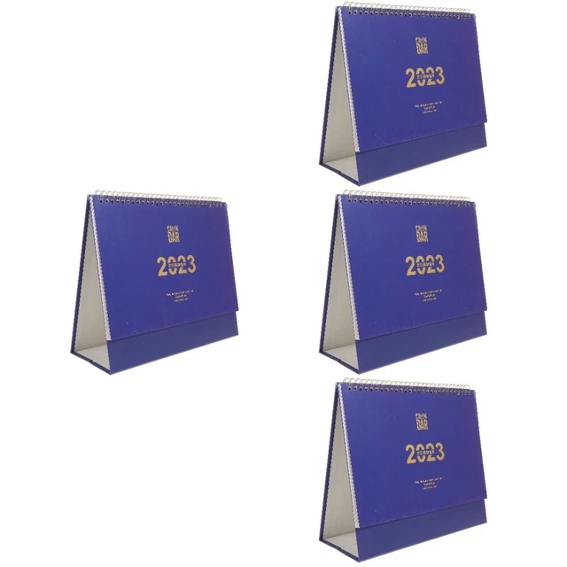 4 PCS Carta Calendario Tavolo Ufficio Grande 2022-2023 Permanente Dell'ufficio