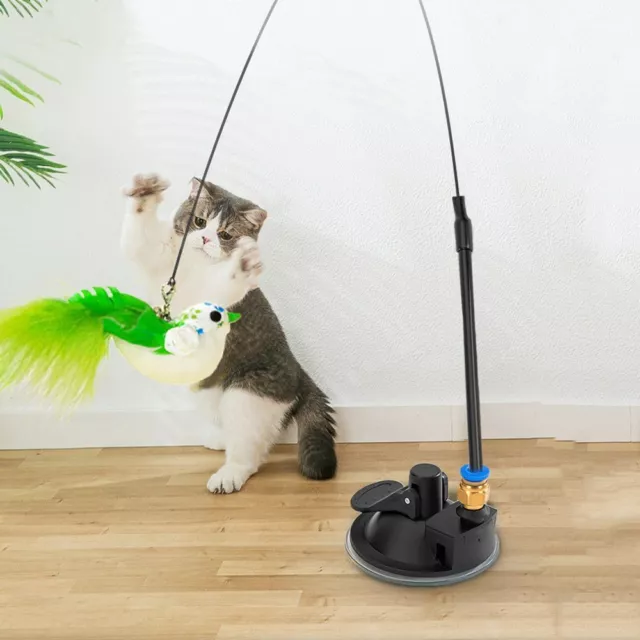 Simulation Oiseau Jouet de bâton de chat Jouets pour chat et enfant, Avec Bell