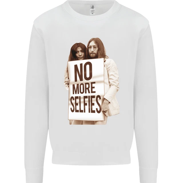 No More Selfies Funny Camer Photography Kids Sweatshirt Jumper