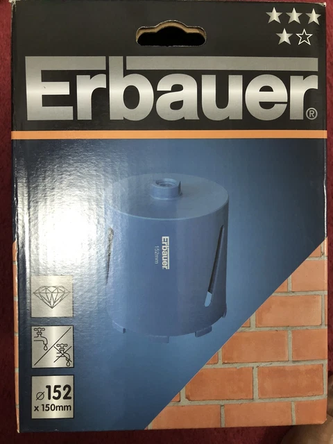 Erbauer diamond core on sale drill bit 152mm