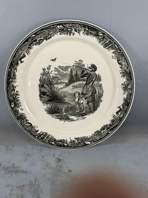 Assiette Plate Villeroy & Boch Audun Chasse - Diamètre 27 Cm - Porcelaine Fine Multicolore - Neuf