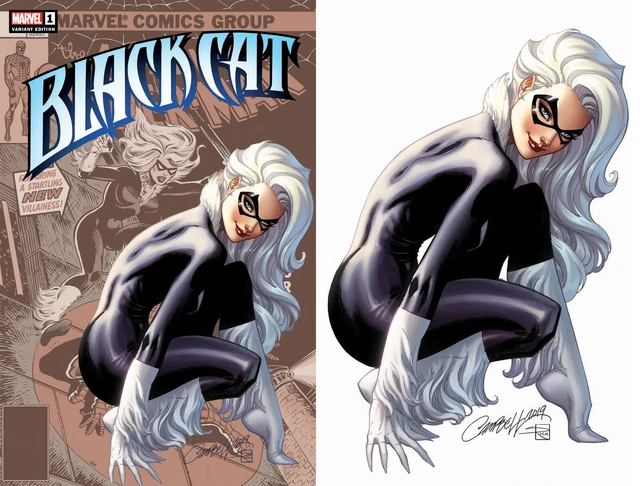 Black Cat 1 Marvel 2019 J Scott Campbell Amazing Spider-Man 194 Set Of 2 Variant