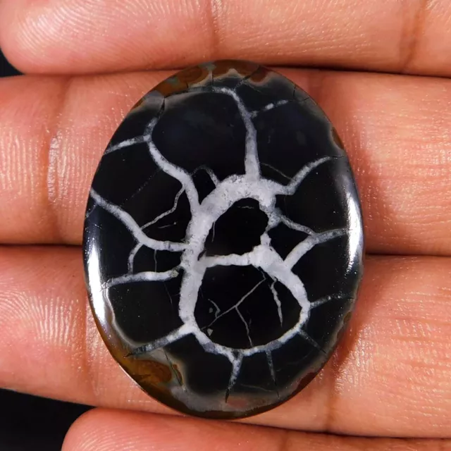 34.50Cts. 100% Natural Septarian Gronates Oval Cabochon Loose Gemstone