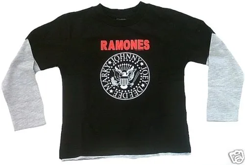 Rocker Bambino Ramones Hey Ho Let's Go Vip Rock Star 'S Sweater T-Shirt 104